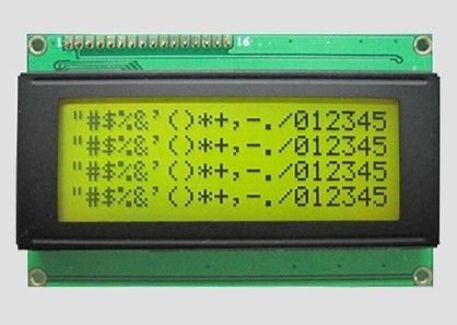 Caracter Lcd 20 Caracteres * 4 linhas Modulo de exibição amarelo verde de luz de fundo Porta paralela 5v