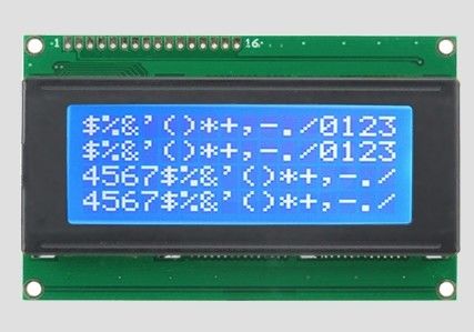 Exibição de caracteres LCD 20 caracteres * 4Line Modulo monocromático Luz de fundo azul-branco Porta 5v