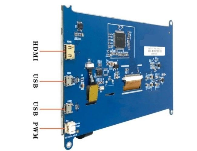 Interface HDMI de 7 polegadas 1024*600 Toque capacitivo e resistivo Opcional Raspberry Pi OS Ubuntu Windows System